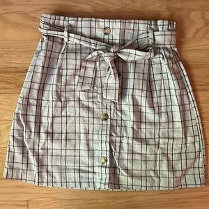 Potter’s Pot plaid skirt